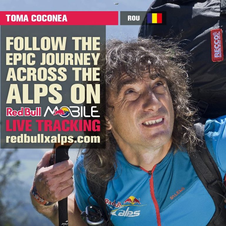 Toma Coconea la Red Bull X-Alps