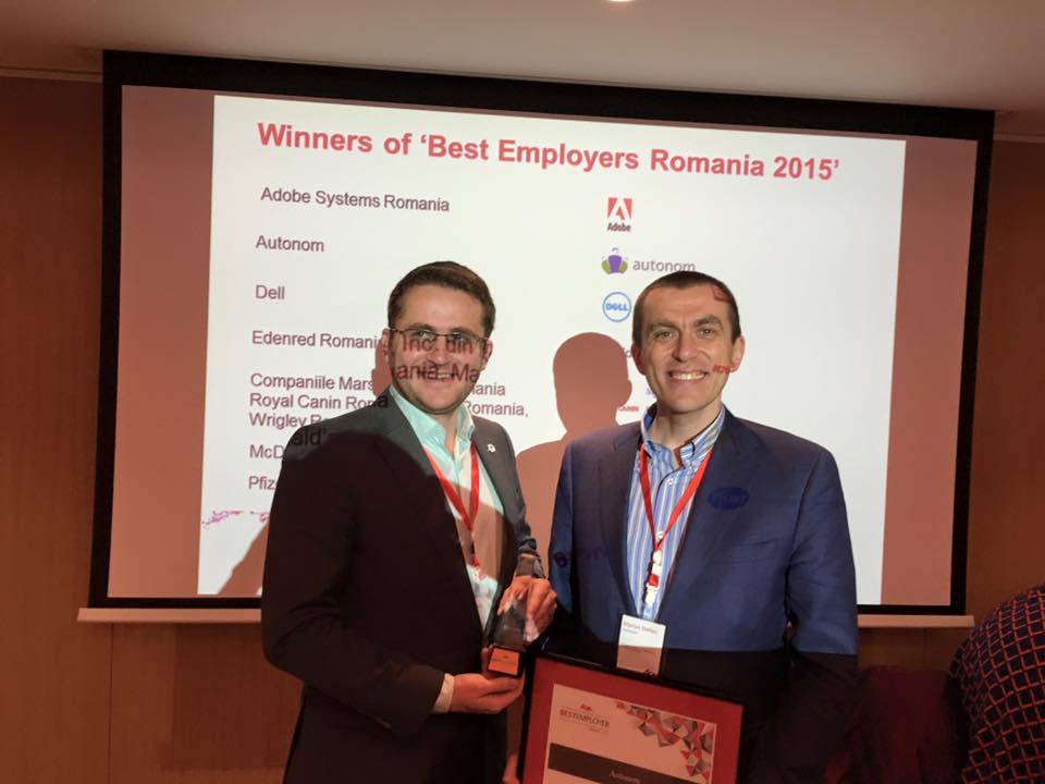 Autonom, Best Employer si in 2015