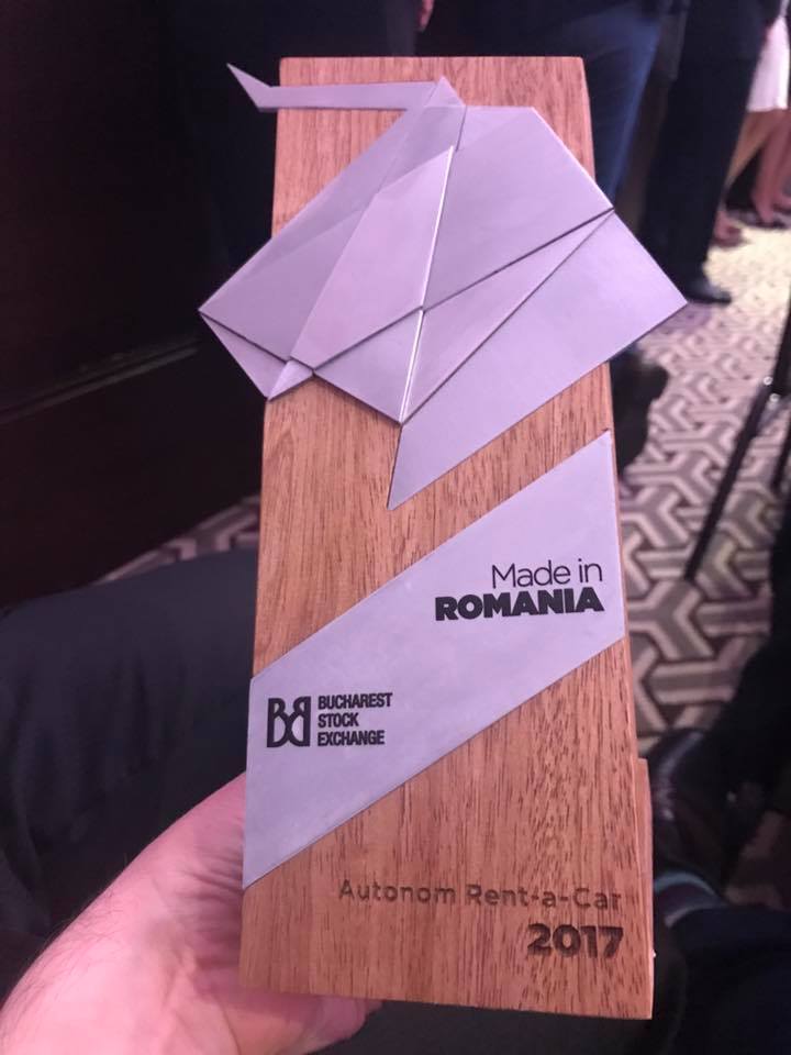 Autonom, printre cele 15 companii premiate in finala „Made in Romania”